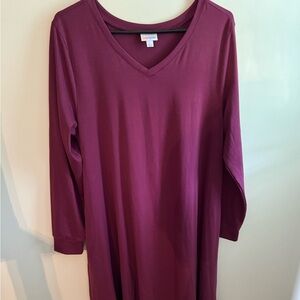 Lularoe Emily swing dress with pockets.